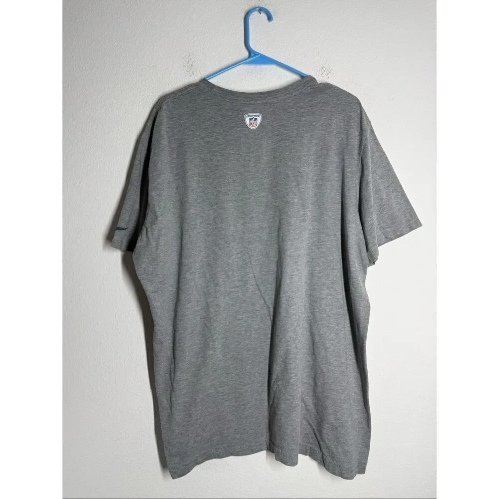 Nike Philadelphia Eagles NFL Gray Training T-Shirt Men’s Size XL Cotton Blend